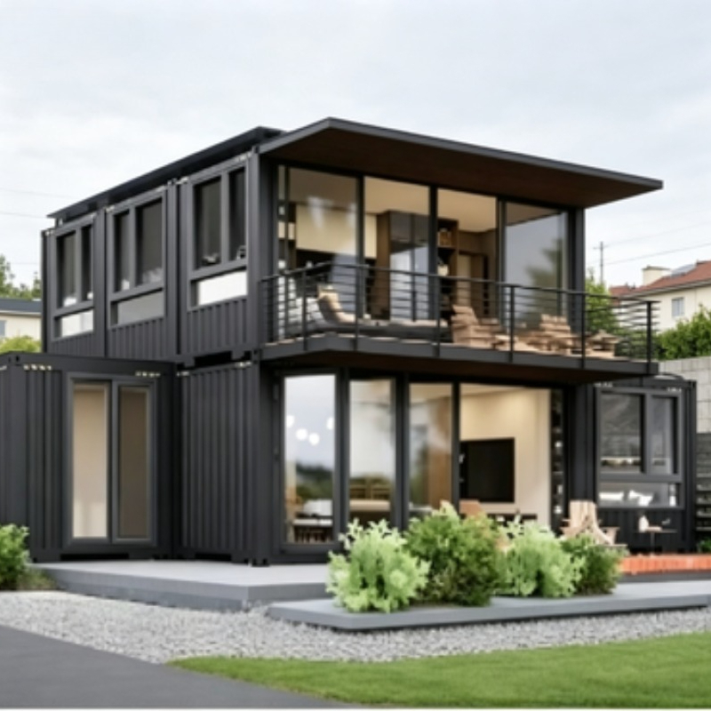 Sustainable Living Is - Grünes Smart Container-Haus Umweltfreundliches Energieeffizientes Nachhaltiges